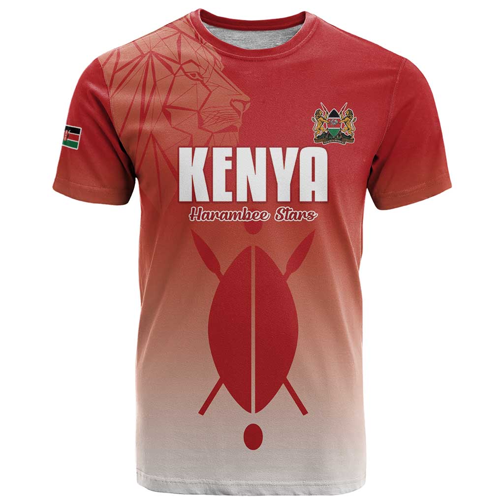 Custom Kenya Football T-Shirt Harambee Harambee Stars Graphic Tee
