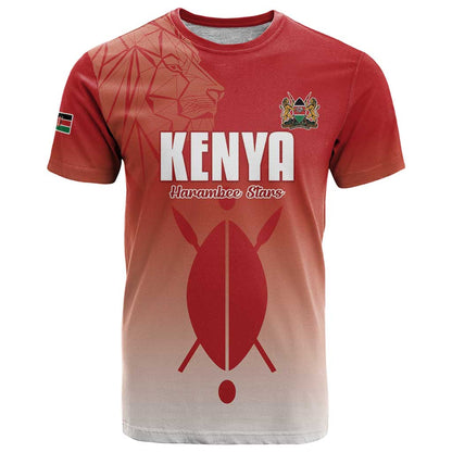 Custom Kenya Football T-Shirt Harambee Harambee Stars Graphic Tee