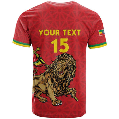 Custom Ethiopia Football T-Shirt Come On Walia Ibex Graphic Tee