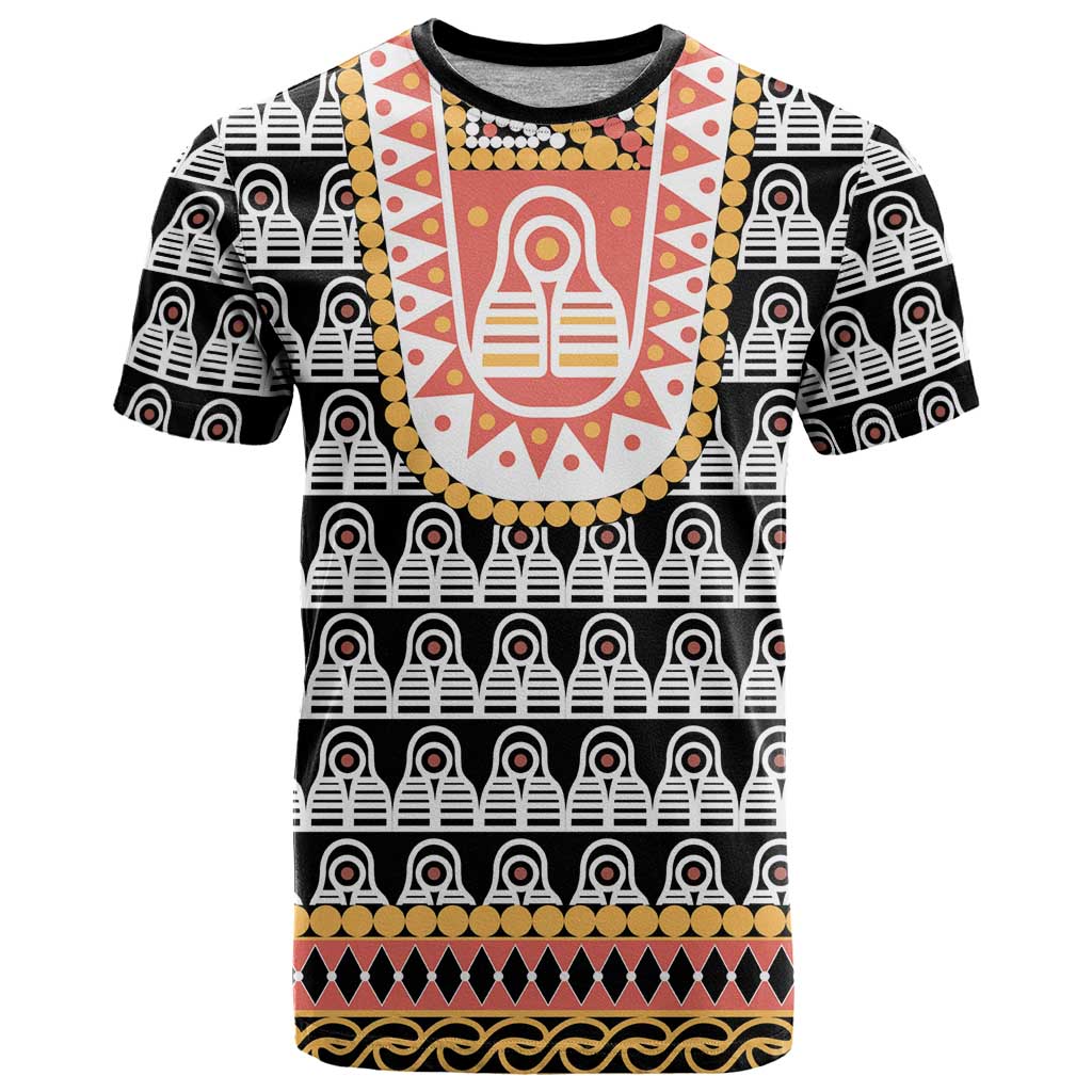 Cameroon Traditional T-Shirt Toghu Pattern Graphic Tee