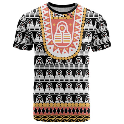 Cameroon Traditional T-Shirt Toghu Pattern Graphic Tee