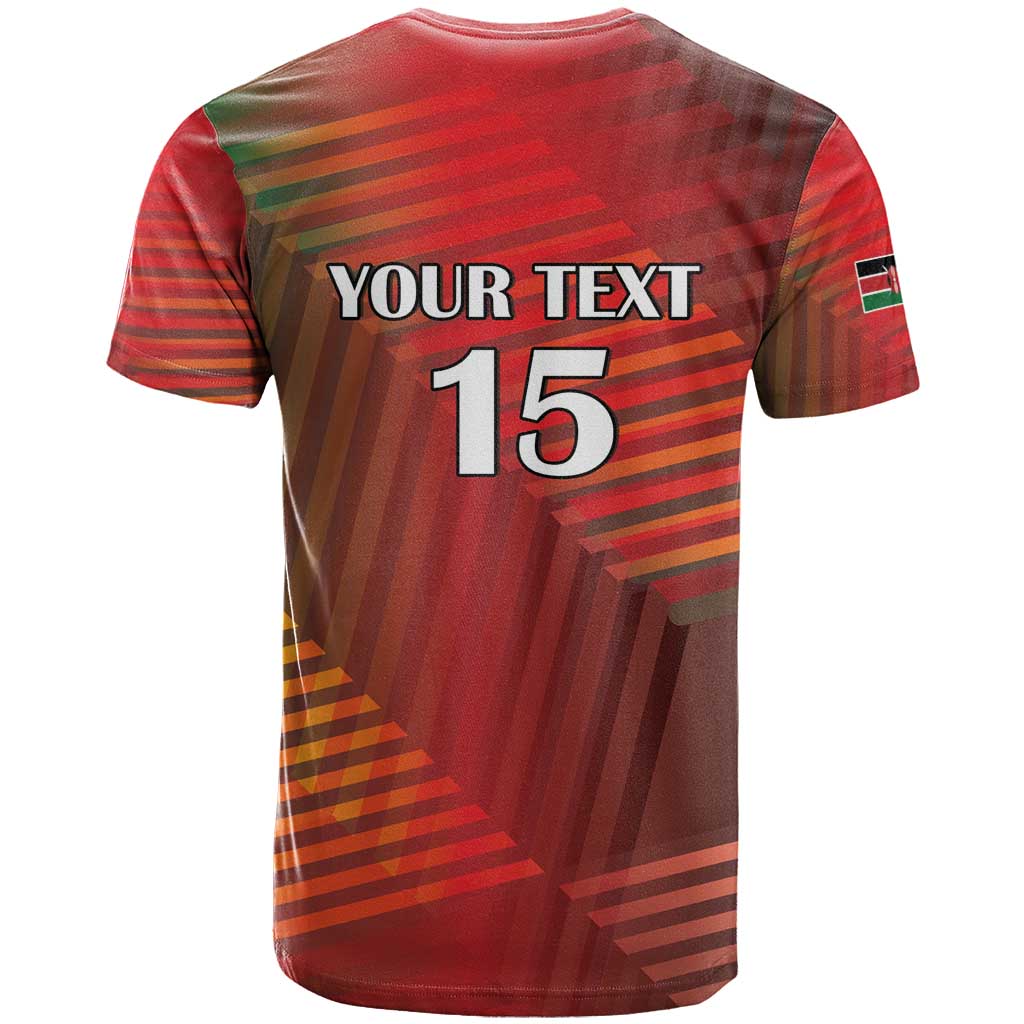Custom Kenya Athletics T-Shirt Run Faster Graphic Tee