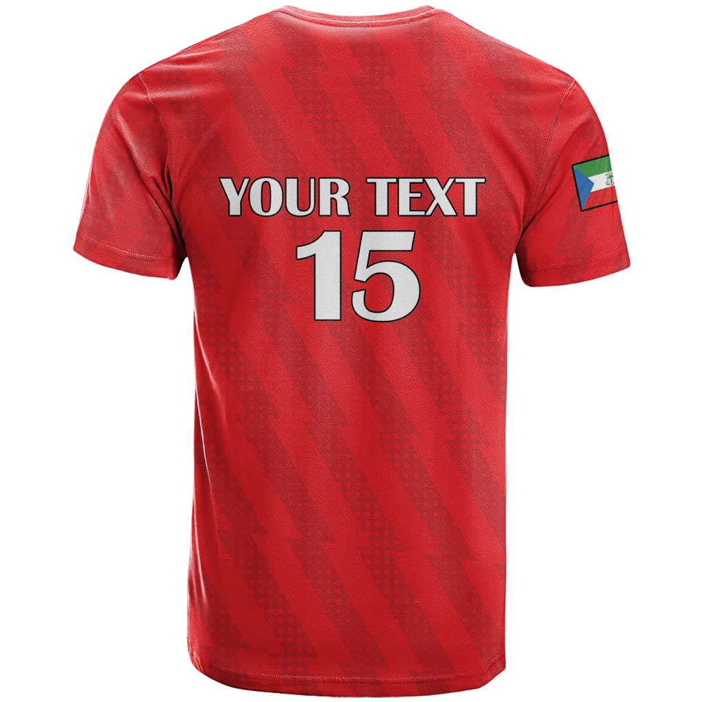 Custom Equatorial Guinea Football T-Shirt Go Nzalang Nacional Go Graphic Tee