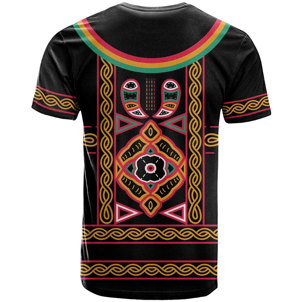 Cameroon Bamenda T-Shirt Toghu Traditional Pattern Graphic Tee