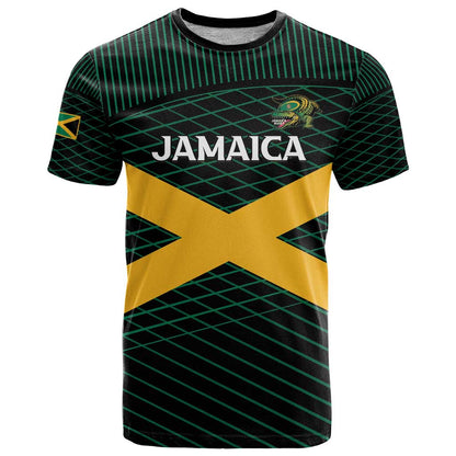 Jamaica Rugby Custom T-Shirt Go Jamaica Crocs Go Graphic Tee