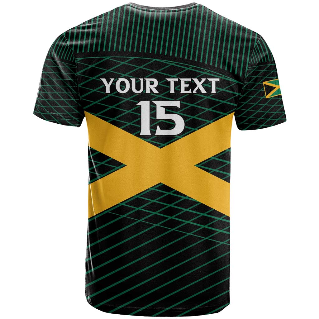 Jamaica Rugby Custom T-Shirt Go Jamaica Crocs Go Graphic Tee