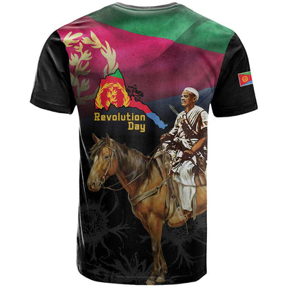 Happy Eritrea Revolution Day T-Shirt Remember Hamid Idris Awate Graphic Tee
