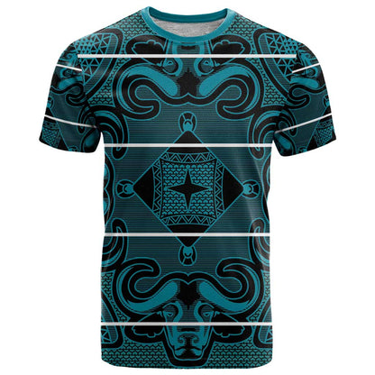 Lesotho Seanamarena - Motlatsi T-Shirt Basotho Traditional Blanket Style - Lesotho Breeze Graphic Tee