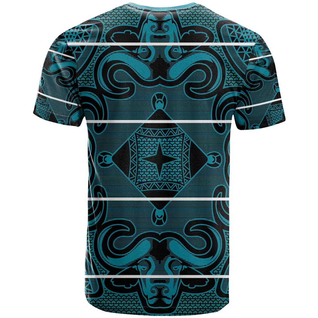 Lesotho Seanamarena - Motlatsi T-Shirt Basotho Traditional Blanket Style - Lesotho Breeze Graphic Tee