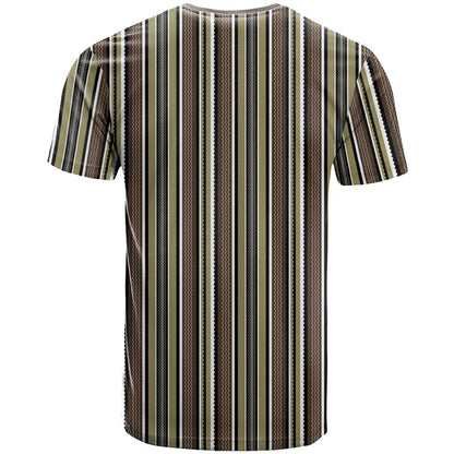 Liberia Brown Kpelle Traditional Pattern T-Shirt Graphic Tee