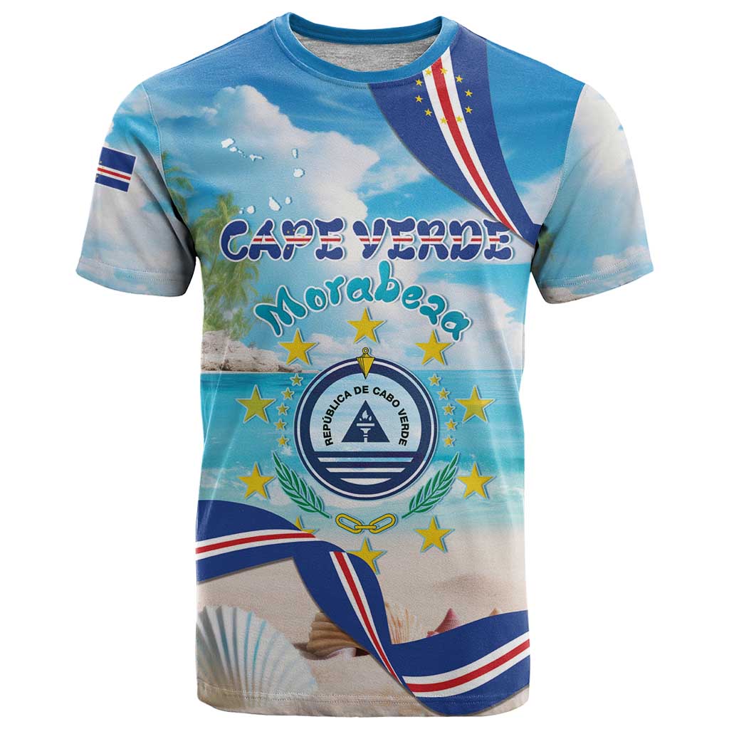 Personalized Cape Verde Morabeza T-Shirt Island Welcome Graphic Tee