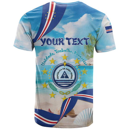 Personalized Cape Verde Morabeza T-Shirt Island Welcome Graphic Tee