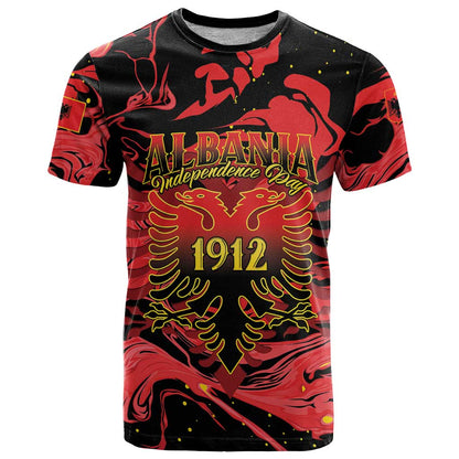 Happy Albania Independence Day T-Shirt Albanian Eagle Graphic Tee