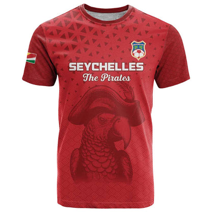 Custom Seychelles Football T-Shirt Go The Pirates Graphic Tee