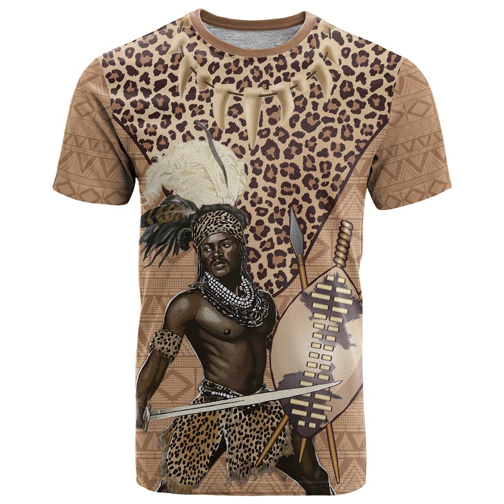 South Africa Zulu People T-Shirt Zulu Warrior Graphic Tee