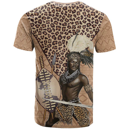 South Africa Zulu People T-Shirt Zulu Warrior Graphic Tee