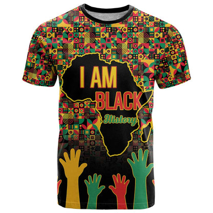 Black History Month T-Shirt I Am Black History Graphic Tee