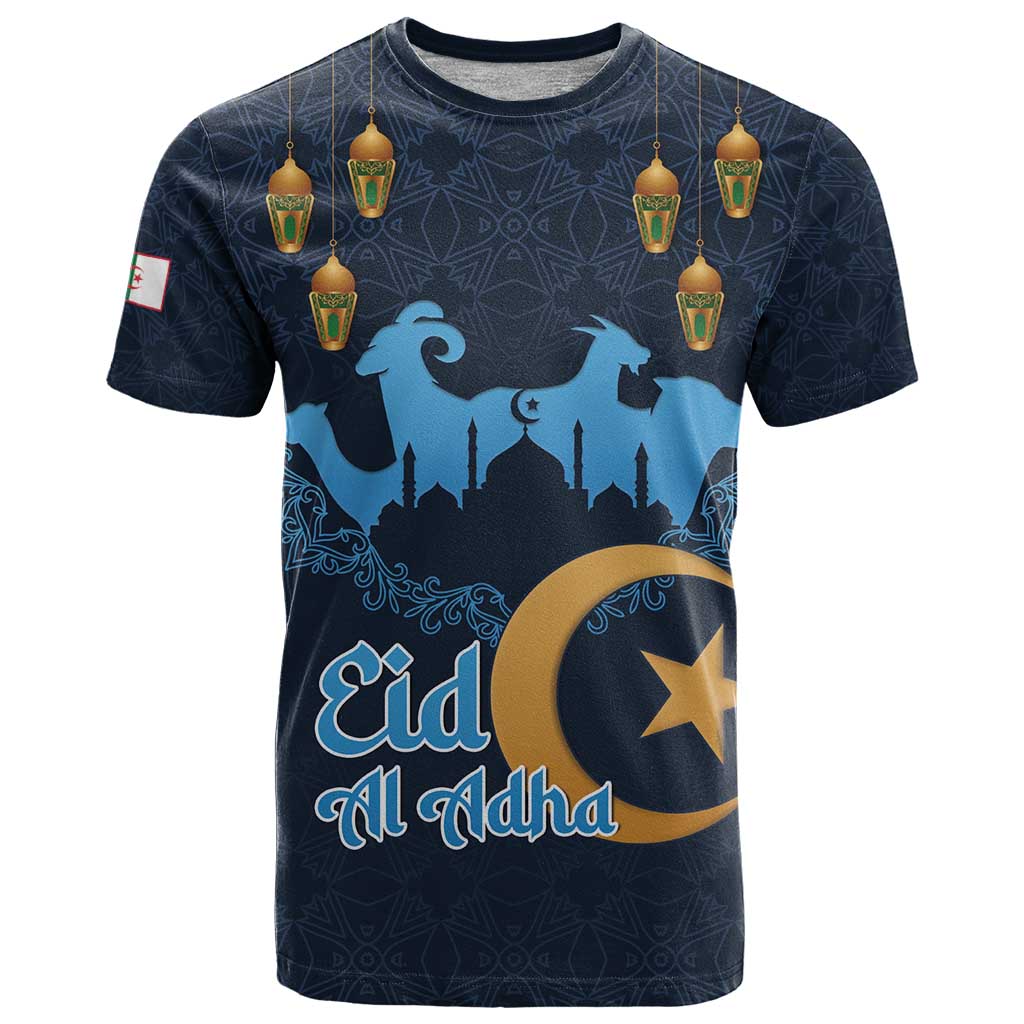 Algeria Happy Eid Mubarak T-Shirt Eid Al-Adha Graphic Tee