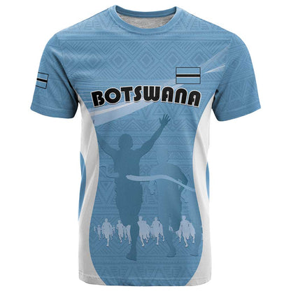Personalized Botswana Athletics T-Shirt Go Champions Go Graphic Tee