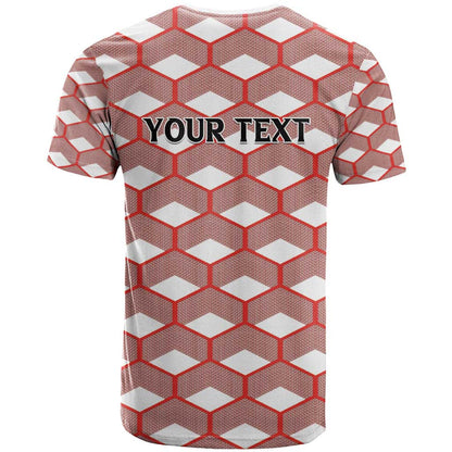 Personalized Kenya Athletics White Jersey T-Shirt Graphic Tee