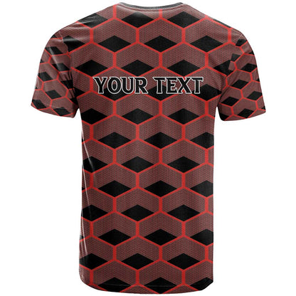 Personalized Kenya Athletics Black Jersey T-Shirt Graphic Tee