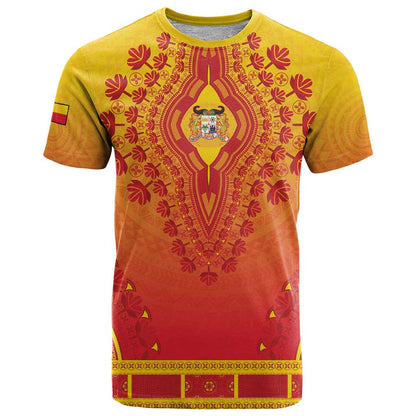 Personalized Benin African Dashiki T-Shirt Graphic Tee