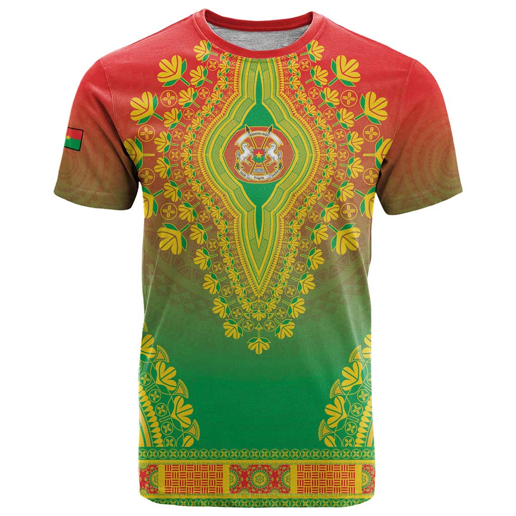 Personalized Burkina Faso African Dashiki T-Shirt Graphic Tee