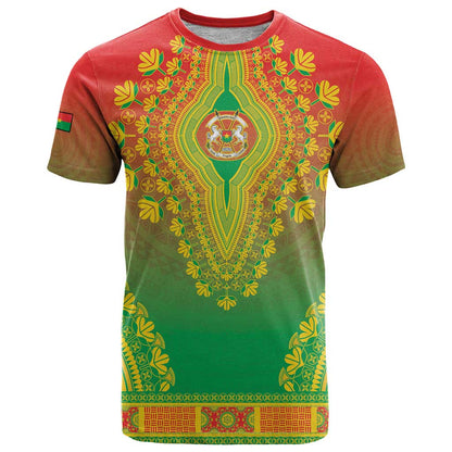 Personalized Burkina Faso African Dashiki T-Shirt Graphic Tee