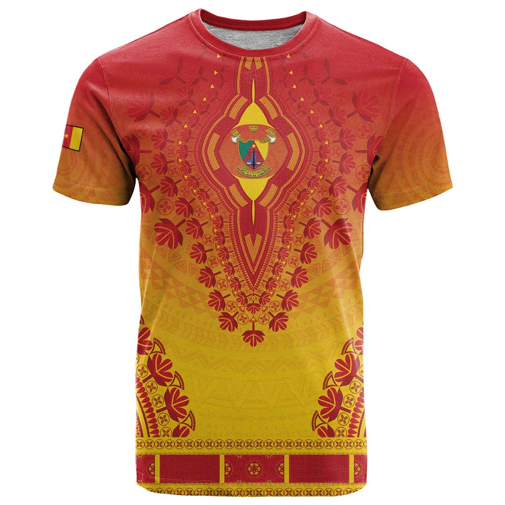 Personalized Cameroon African Dashiki T-Shirt Graphic Tee