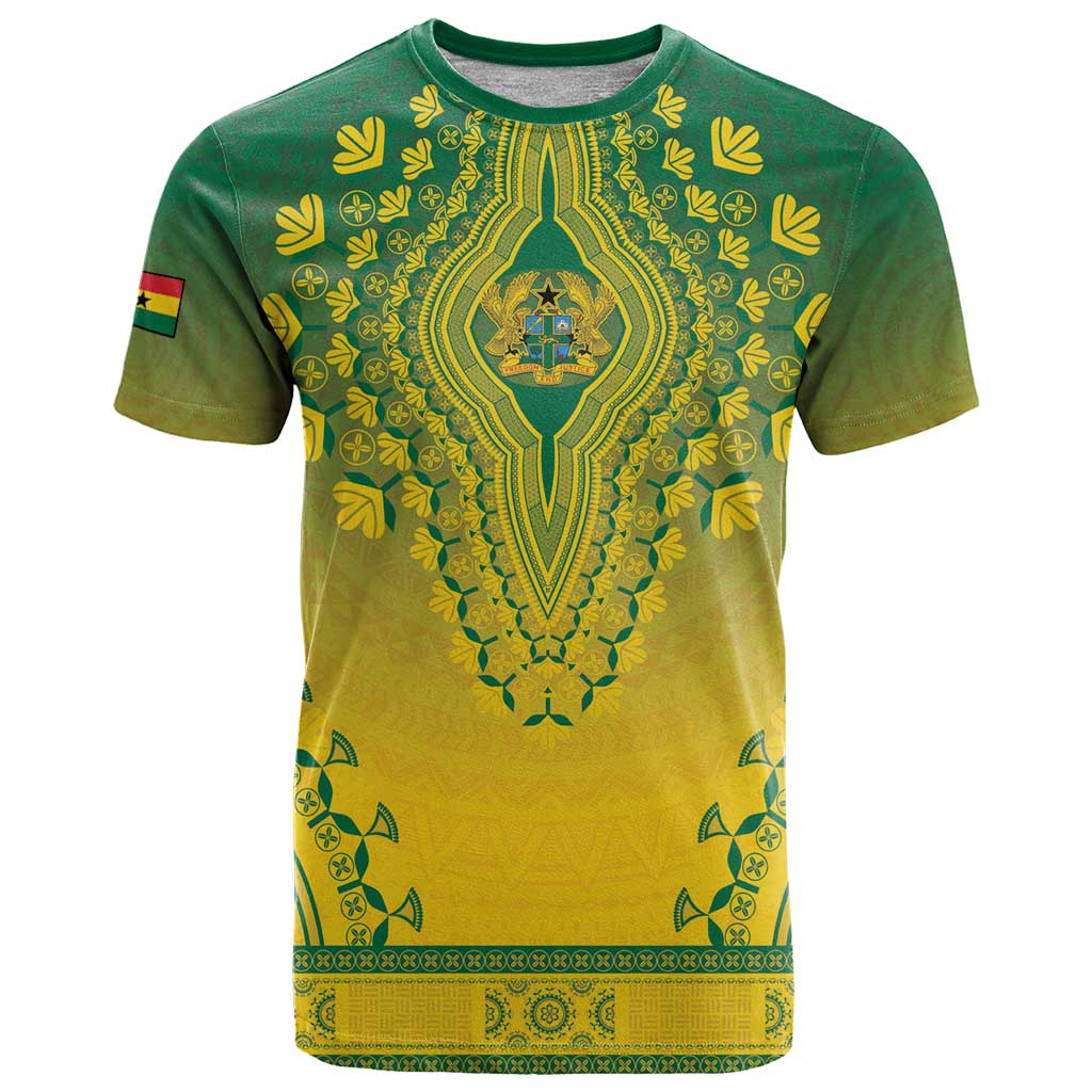 Personalized Ghana African Dashiki T-Shirt Graphic Tee