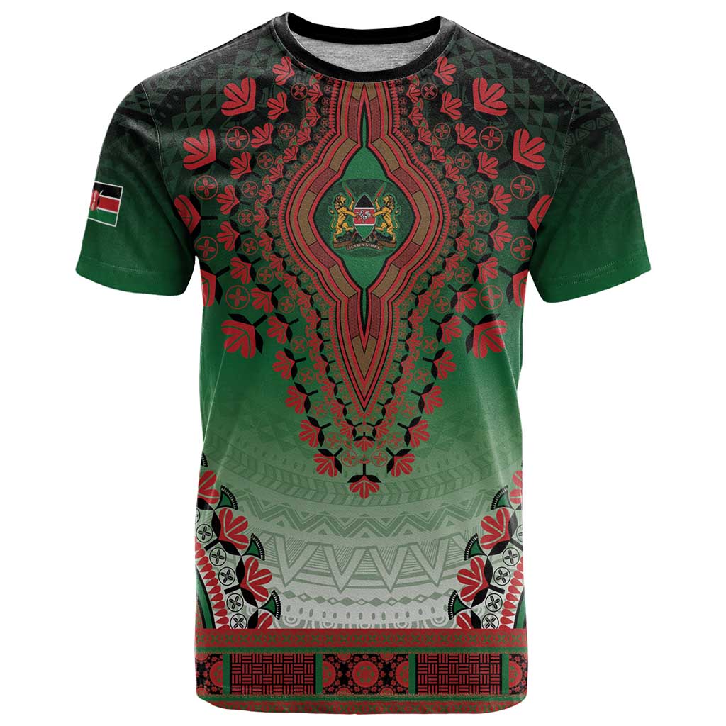 Personalized Kenya African Dashiki T-Shirt Graphic Tee