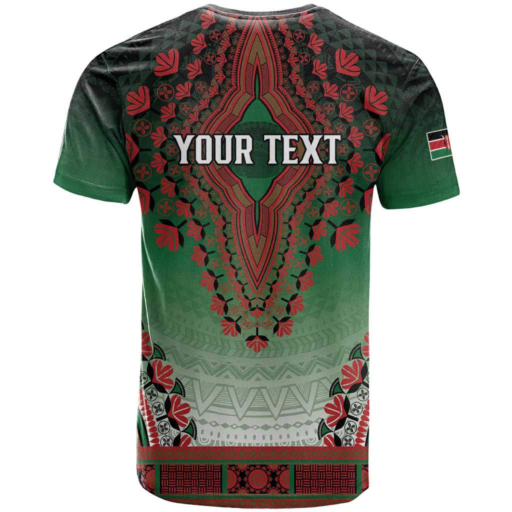 Personalized Kenya African Dashiki T-Shirt Graphic Tee