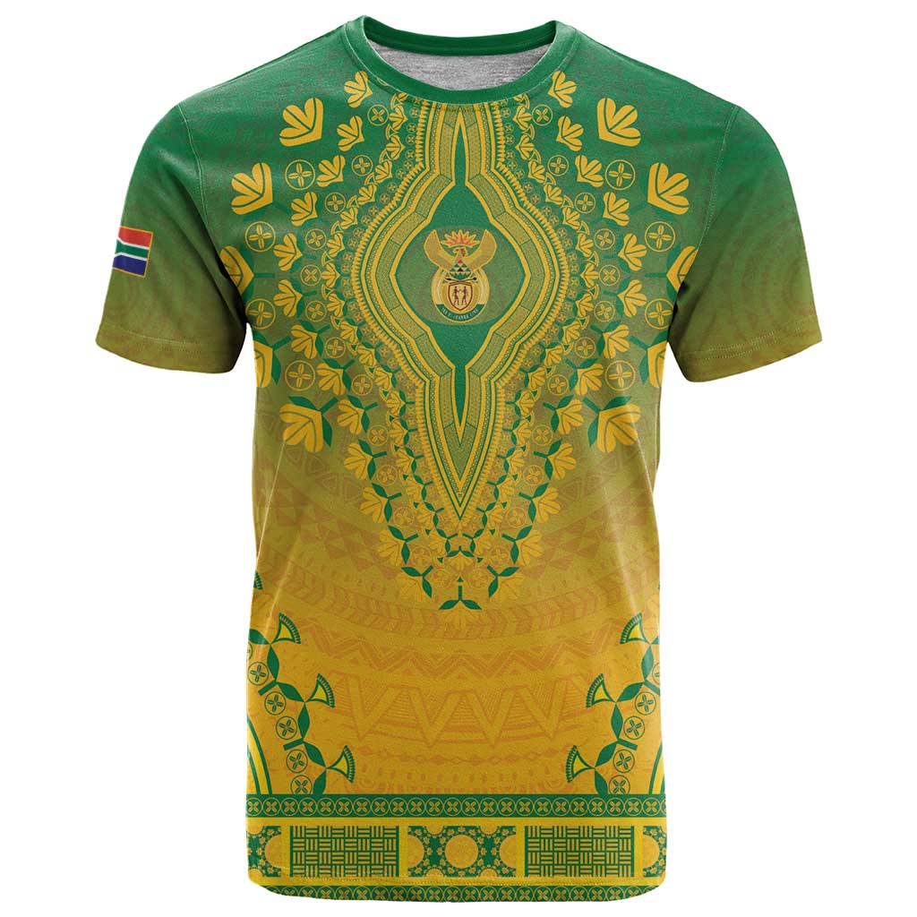 Personalized South Africa African Dashiki T-Shirt Graphic Tee