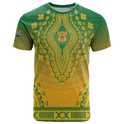 Personalized South Africa African Dashiki T-Shirt Graphic Tee