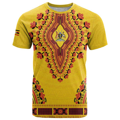 Personalized Uganda African Dashiki T-Shirt Graphic Tee