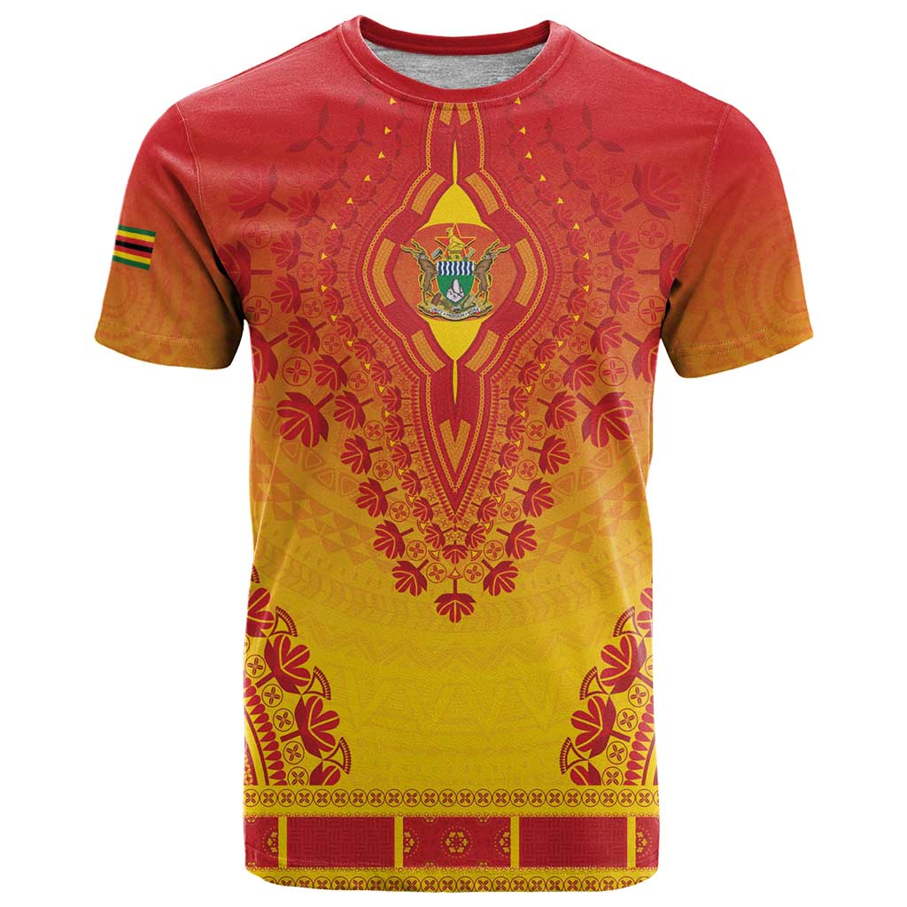 Personalized Zimbabwe African Dashiki T-Shirt Graphic Tee
