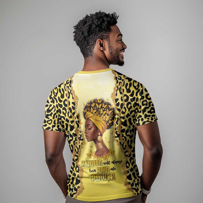 Black Her Story T-Shirt A Queen Turns Pain Into Power Graphic Tee