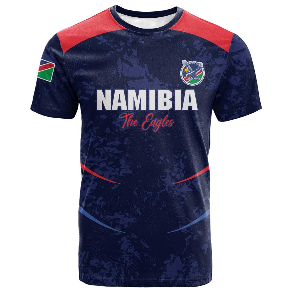 Namibia Cricket Custom T-Shirt Come On Eagles Graphic Tee