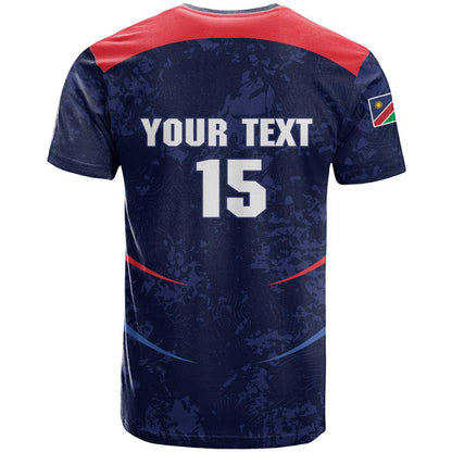 Namibia Cricket Custom T-Shirt Come On Eagles Graphic Tee