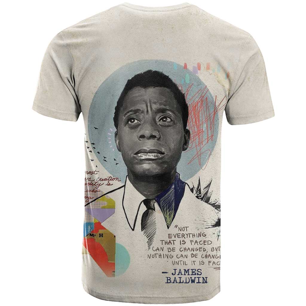 James Baldwin T-Shirt Civil Rights Writer Graphic Tee