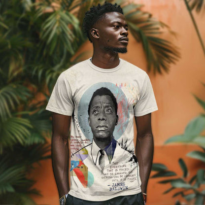 James Baldwin T-Shirt Civil Rights Writer Graphic Tee