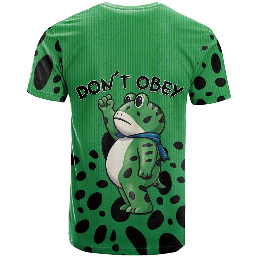 Don't Obey Portland Frog Protest T-Shirt Anti-Fascism Graphic Tee