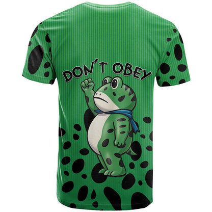 Don't Obey Portland Frog Protest T-Shirt Anti-Fascism Graphic Tee