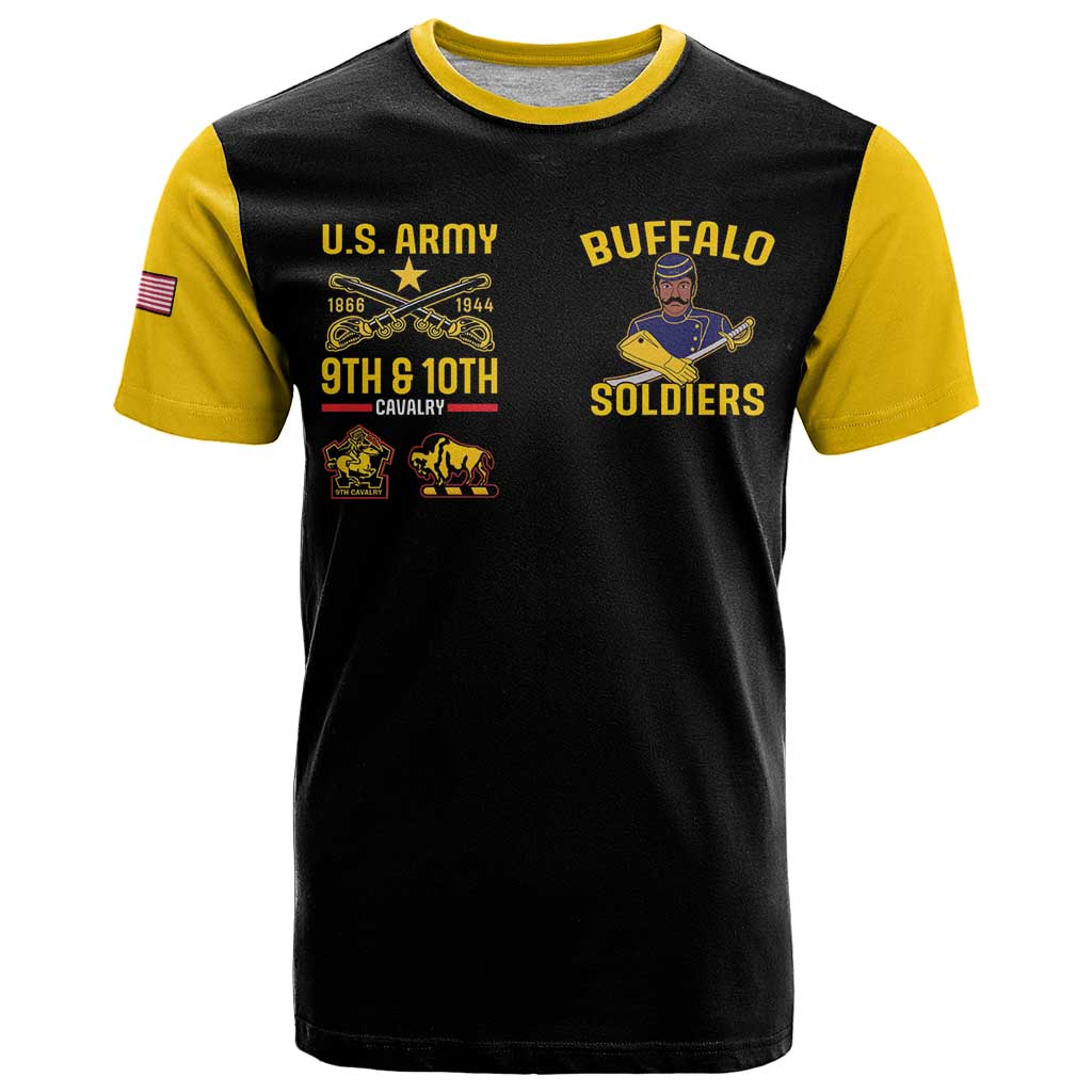 Buffalo Soldiers 9th and 10th Cavalry T-Shirt American Heroes Graphic Tee