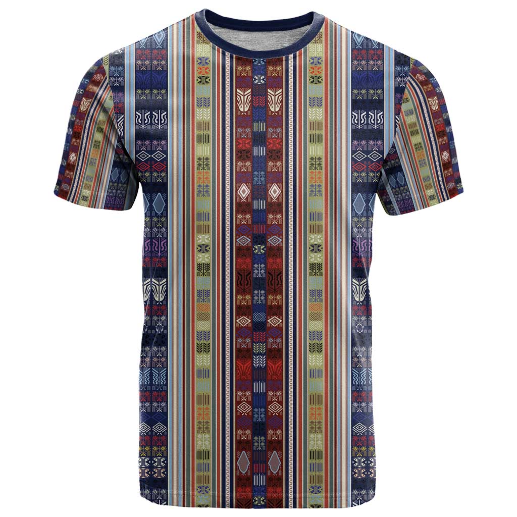 Lamba Mpanjaka Madagascar T-Shirt Traditional Pattern Graphic Tee