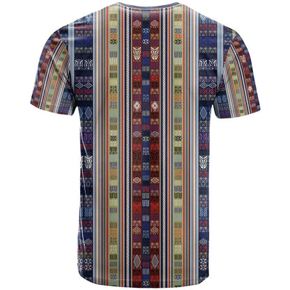 Lamba Mpanjaka Madagascar T-Shirt Traditional Pattern Graphic Tee