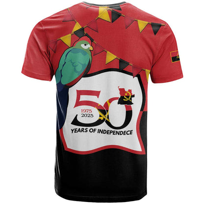 Happy Angola T-Shirt 50 Years of Independence Graphic Tee