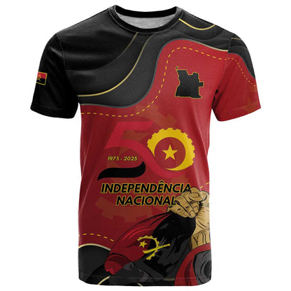 Personalized Angola Independence Day T-Shirt Virtue Is Stronger When United Graphic Tee