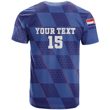 Custom Croatia Football T-Shirt Come On Vatreni Graphic Tee