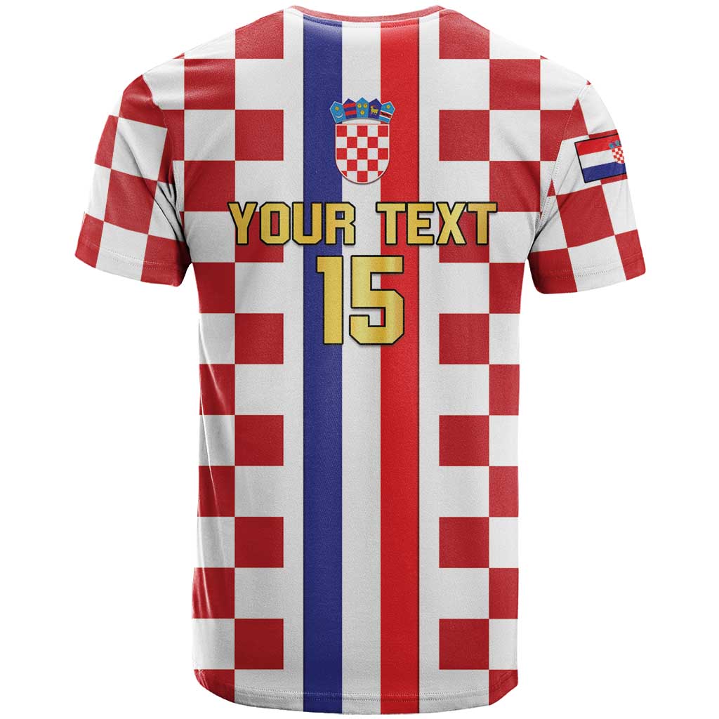 Custom Croatia Football T-Shirt Vatreni 2026 Ready For The World Graphic Tee